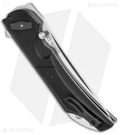 CRKT Seismic Deadbolt Lock Knife Black G-10 (3.9" Satin) 5401 -Crkt CRKT Seismic Deadbolt Lock Black G 10 Satin 5401 BHQ 92270 jr side