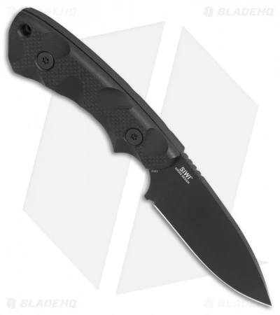 CRKT Siwi Drop Point Fixed Blade Knife Black G-10 (3.34" Black) 2082 4 CRKT Siwi Drop Point Fixed Blade Knife Black G-10 (3.34" Black) 2082 - Image 2