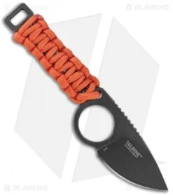 CRKT Schwarz Tailbone Fixed Blade Knife Orange Cord-Wrapped (2.4" SW) 2415 6 CRKT Schwarz Tailbone Fixed Blade Knife Orange Cord-Wrapped (2.4" SW) 2415 -Crkt CRKT Tailbone Fixed Black Orange Cord BHQ 119326 jr back