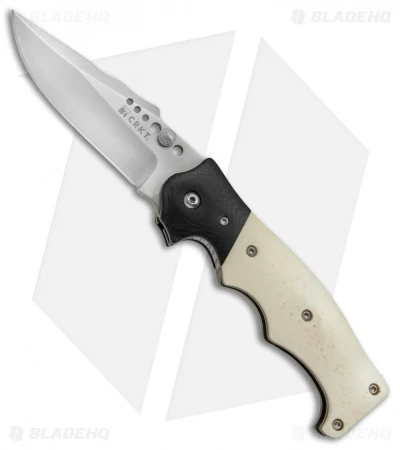 CRKT The Natural 2 Spring Assisted Knife White Bone & G-10 (3.25" Plain) 7080 3 CRKT The Natural 2 Spring Assisted Knife White Bone & G-10 (3.25" Plain) 7080