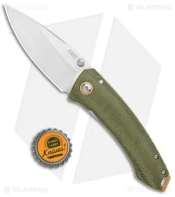 CRKT Exclusive Burnley Tuna Frame Lock Knife Green Micarta (3.3" Satin S35VN) 9 CRKT Exclusive Burnley Tuna Frame Lock Knife Green Micarta (3.3" Satin S35VN) -Crkt CRKT Tuna FL Green Micarta Satin BHQ 113868 jr bottlecap
