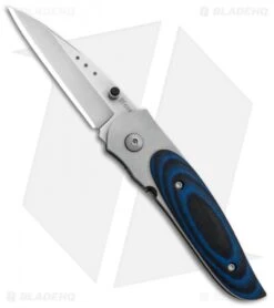 CRKT Viele Mini Wasp Liner Lock Knife Black/Blue G-10 (2.5" Bead Blast) 8001