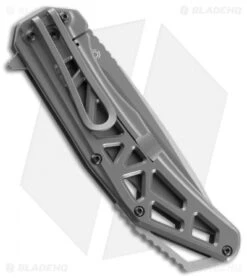 CRKT Gusset Frame Lock Knife Gray (3.5" Gray) K330GGP 7 CRKT Gusset Frame Lock Knife Gray (3.5" Gray) K330GGP -Crkt CRKT gusset K330GGP BHQ 51842 er side