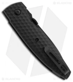 CRKT Lucas Burnley Aux Liner Lock Folding Knife Black (3.25" Black Serr)1221K 7 CRKT Lucas Burnley Aux Liner Lock Folding Knife Black (3.25" Black Serr)1221K -Crkt CRKT lucas burnley aux black black 1221K BHQ 51816 er side
