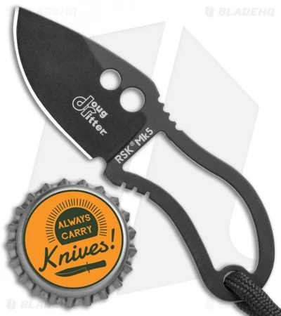 CRKT Doug Ritter RSK Mk5 Survival Fixed Blade Knife (1.8" Black) DRMK5K 6 CRKT Doug Ritter RSK Mk5 Survival Fixed Blade Knife (1.8" Black) DRMK5K - Image 4