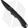 CRKT Lerch Moxie Knife Black Spring Assisted Folder (3.29" Black Plain) 1100 -Crkt crkt 1100 moxie black