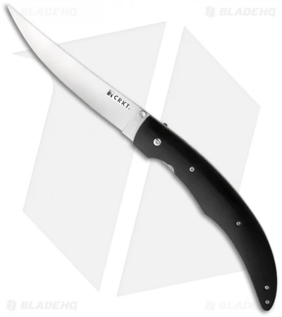 CRKT Surf 'N Turf Liner Lock Knife Black POM (5" Satin) 3080 3 CRKT Surf 'N Turf Liner Lock Knife Black POM (5" Satin) 3080