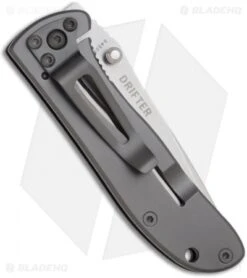 CRKT Drifter Frame Lock Knife Stainless Steel (2.875" Satin) 6450S -Crkt crkt 6450s drifter stainless back