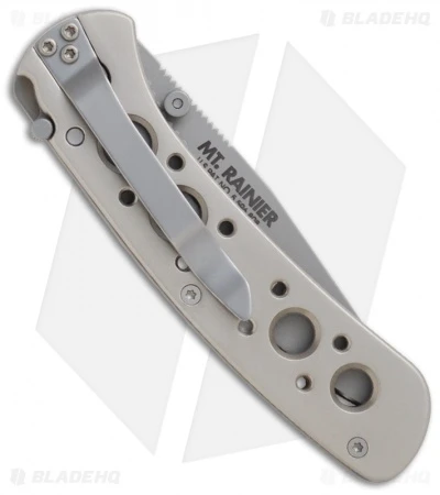 CRKT 14K Summit Mt. Rainier Liner Lock Knife (2.875" Bead Blast Serr) 6612N 4 CRKT 14K Summit Mt. Rainier Liner Lock Knife (2.875" Bead Blast Serr) 6612N - Image 2