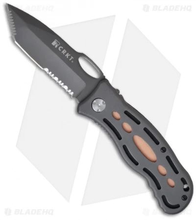 CRKT Lake Thunderbolt 2 Liner Lock Knife (3.43" Gray Serr) 7131 3 CRKT Lake Thunderbolt 2 Liner Lock Knife (3.43" Gray Serr) 7131