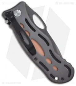 CRKT Lake Thunderbolt Liner Lock Knife (3.9" Gray Serr) 7133 -Crkt crkt 7132 thunderbolt back