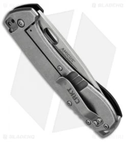 CRKT Vox Amicus Compact Frame Lock Knife Black G-10 (3" Stonewash) 5441 -Crkt crkt amicus compact 5441 BHQ 36197 dl side