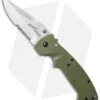 CRKT Crawford Kasper Liner Lock Knife OD Green Zytel (3.75" Satin Serr) 6783SOD -Crkt crkt crawford kasper od green 6783sod cm