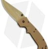 CRKT Crawford Kasper Liner Lock Knife Tan Zytel (3.75" Tan) 6773DZ -Crkt crkt crawford kasper tan 6773DZ BHQ 43793 dl