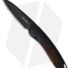 CRKT Delegate EDC Knife W/ Cocobolo Handle (3.125" Black Plain) 1055W -Crkt crkt delegate black 1055w