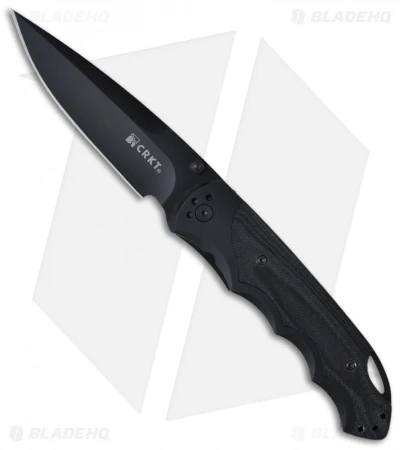 CRKT Fire Spark Tactical Spring Assisted Knife (Black PLN) 1050K 3 CRKT Fire Spark Tactical Spring Assisted Knife (Black PLN) 1050K