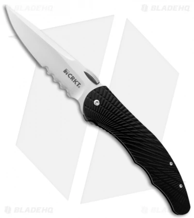 CRKT MJ Lerch Enticer Spring Assisted Knife (3.24" Satin Serr) 1061 3 CRKT MJ Lerch Enticer Spring Assisted Knife (3.24" Satin Serr) 1061