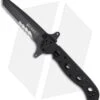 CRKT Carson M16-13SFG Special Forces Tanto Flipper Knife G-10 (3.5" Black Serr) -Crkt crkt m16 13sfg special forces g10