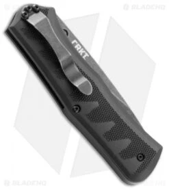 CRKT Ruger Knives Crack Shot: Compact A/O Knife (3.5" Black SW) R1201K -Crkt crkt ruger R1201K side cm 1
