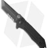 CRKT Ruger Knives 2-Stage Tanto Flipper Knife (4" Black SW Serr) R2102K -Crkt crkt ruger r2104k cm