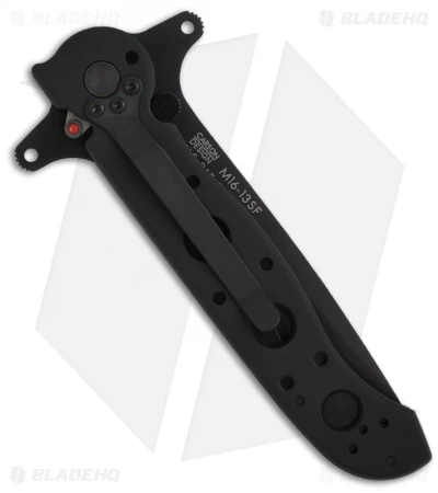 CRKT Carson M16-13SF Special Forces Tanto Folding Knife (3.5" Black Serr) 4 CRKT Carson M16-13SF Special Forces Tanto Folding Knife (3.5" Black Serr) - Image 2